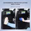 PU Leather Car Anti-kick Mat Car Seat Back Protector Cover Car Rear Seat Organizer with Storage Storage Bag Interior Accessories