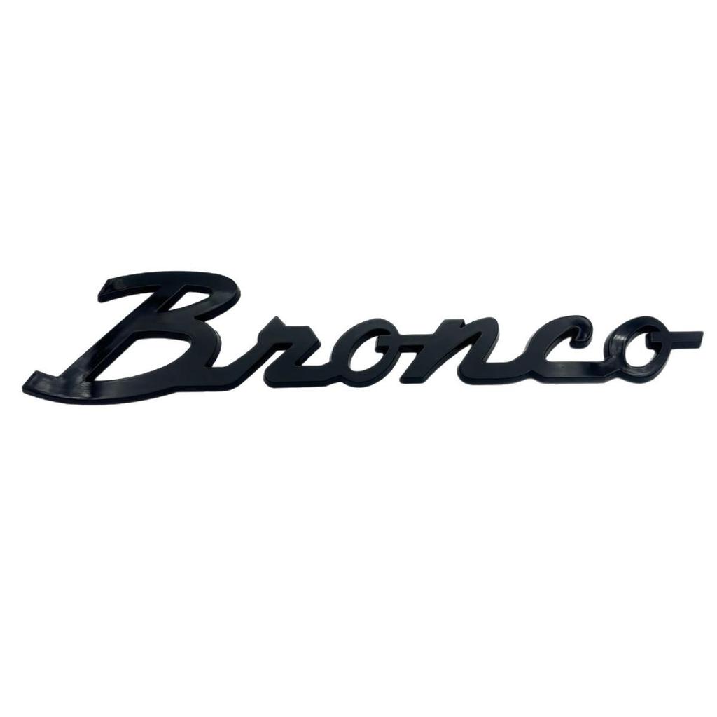 Ideal for Ford Bronco lettering, prancing horse emblem, fender lettering, and rear emblem stickers.