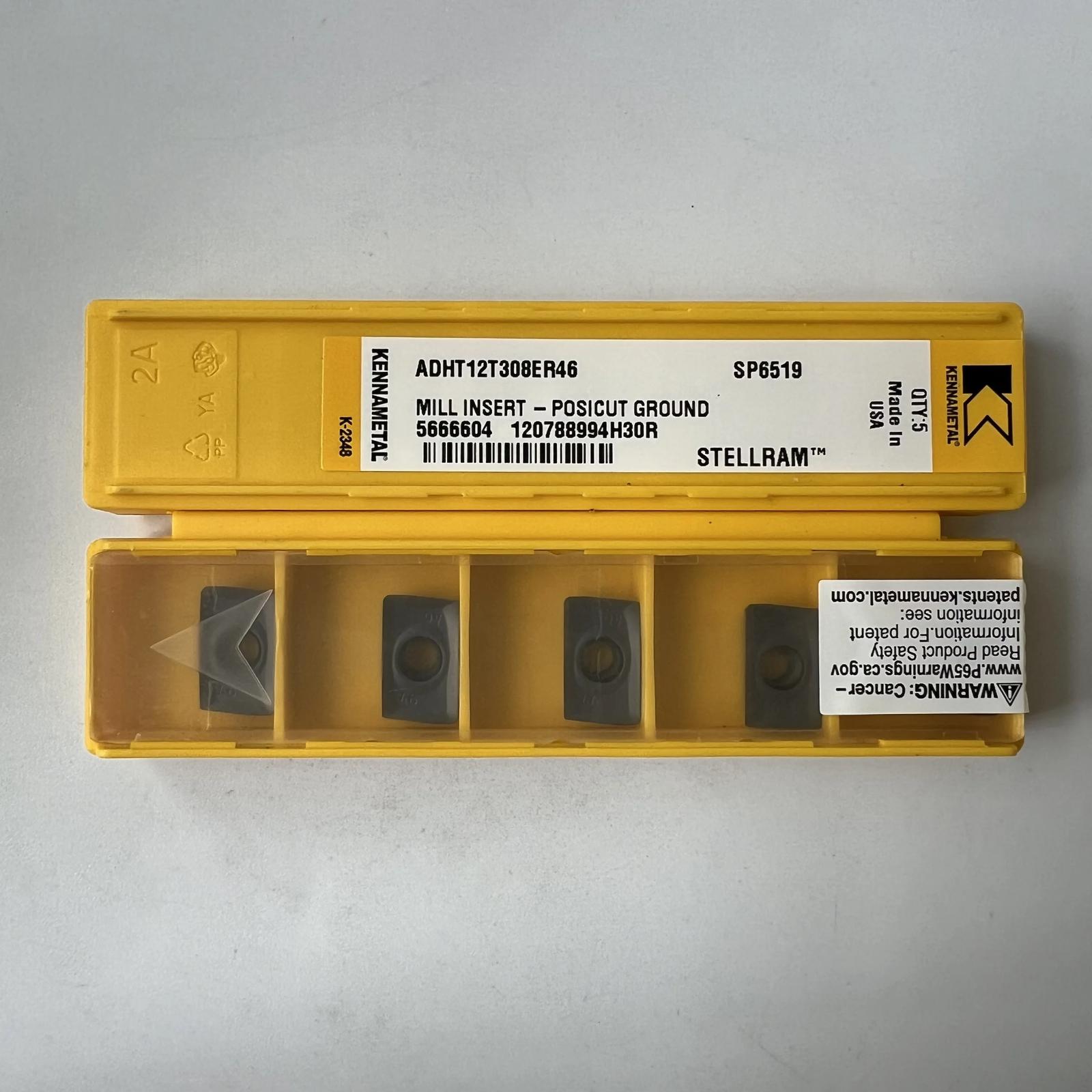 

Original / ADHT12T308ER46 SP6519 / Industrial indexable Carbide Inserts 10 Pcs