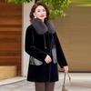 Winter Imitation Fur Coat Women's Long Thickened Warm Women's Autumn and Winter Fur Integrated Fleece Coat