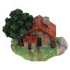 Landscape House Figurine Resin Village Hut Ornament Bonsai Decoration for Home Gardening