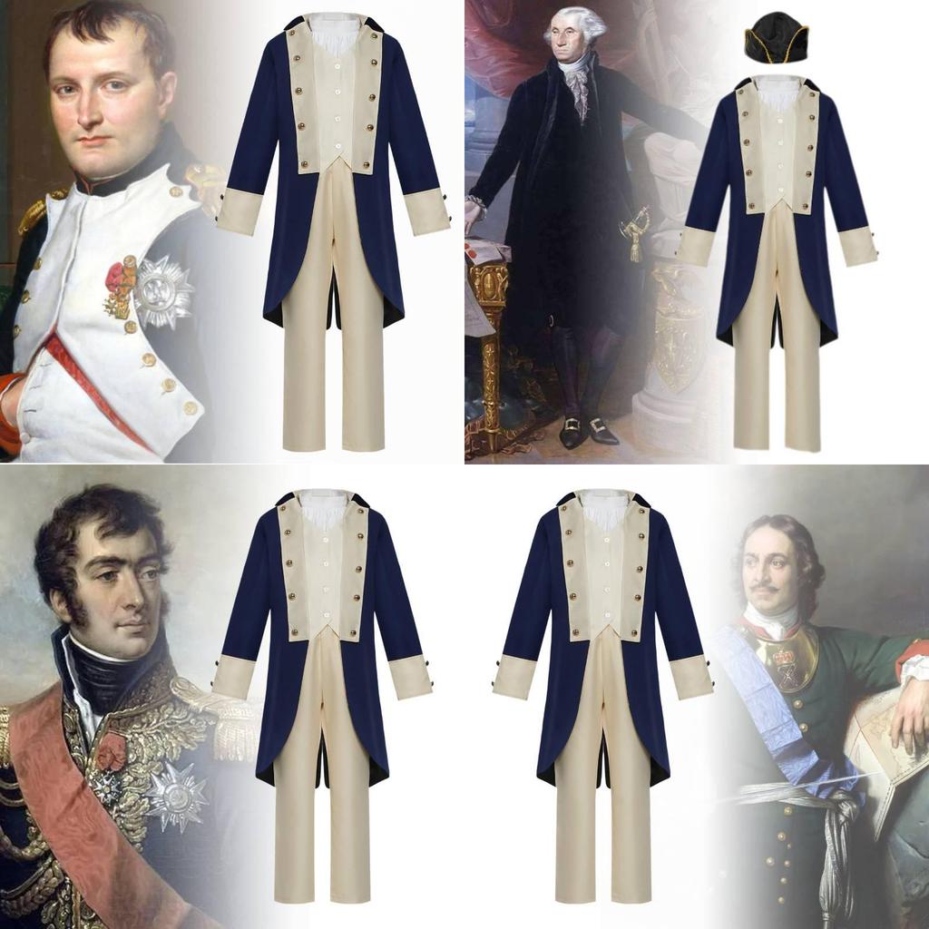 Kids President Steampunk Cosplay Costume Soft Fabric Retro Uniform For Boys