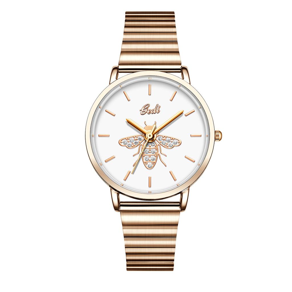 Watch Female Simple Wind Bee Fashion Light Luxury Commuter Exquisite Versatile Quartz Watch