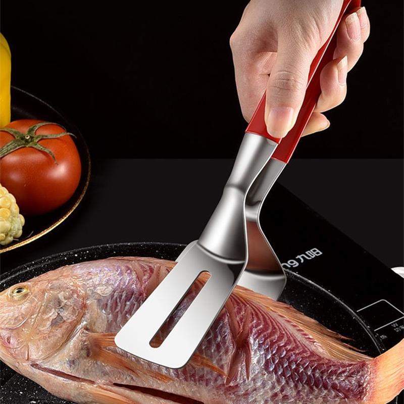 304 Stainless Steel Steak Tongs Clip Household Food BBQ Clamp Frying Shovel Fish Spatula Kitchenware Kitchen Accessories