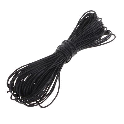 33 jardów Tworzenie biżuterii Koraliki Crafting Macrame Woskowany sznurek bawełniany 1mm