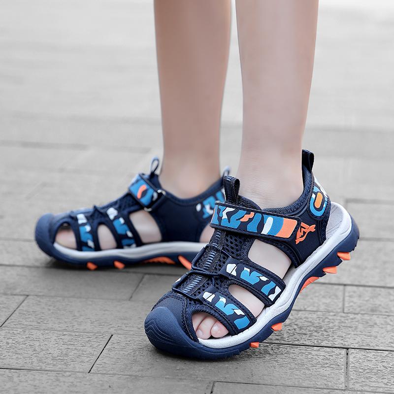 Summer Children Beach Sandals Fashion Sneakers For Girls Size 28-39 Boys Footwear Kids Non-slip Sandalias Baby Shoes