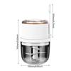 Wireless Electric Food Processor 350ml Glass Container Chopper Garlic Crusher Efficient Meat Vegetables Chopping Tool