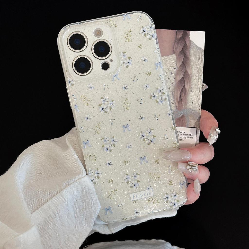 Purple Small Flower Case for iPhone 17 iPhone 17 Pro Max