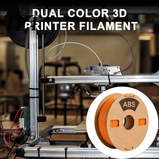 ABS Filament Roll 3D Printer 1.75mm, High Precision Impact Strong Heat Resistant Toughness Filament, for Fit Most FDM Printers