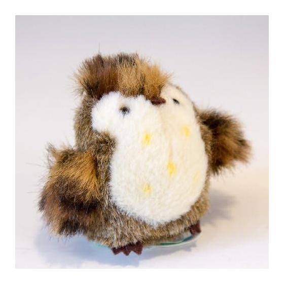 Bamboo Shoot Mini Mini Kids Keychain Owl Brown Plush 48121