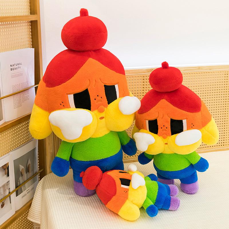 Powerpuff Gråtebaby Regnbuejenter Plysjleke Ornament Til Gave Og Soveromsdekor