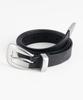 Beoteunseoul Basic Western Leather Belt (Cowhide/Black)