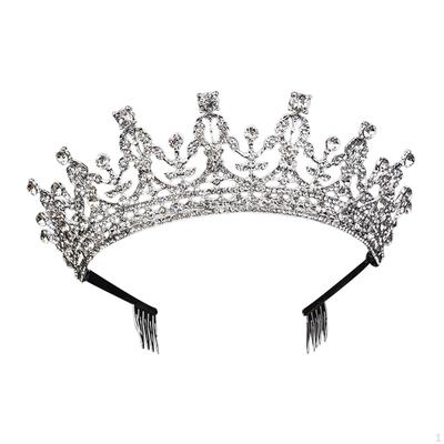 Crown ,Bride Quinceanera Headpieces, Wedding Tiara, Gift, Hair Accessories for Girls Bridal,