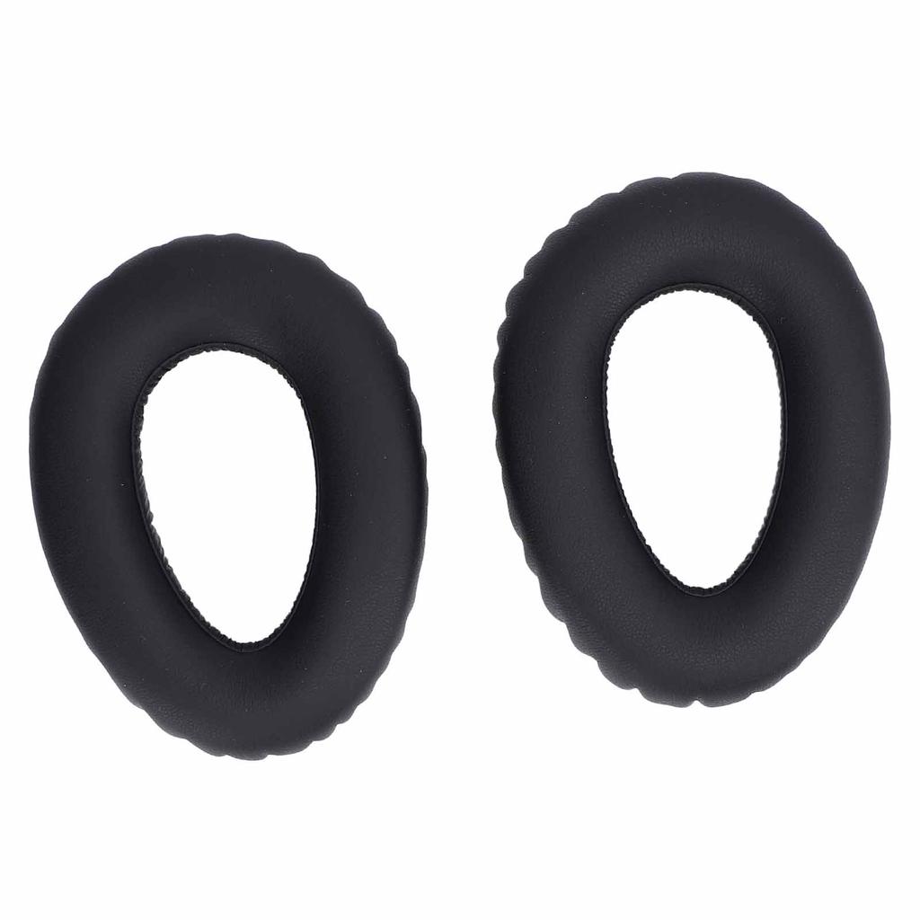 2PCS Headset Pads Protein Leather Sponge Cushions Headphone Pad Replacement for PXC480 PXC550 MB 660 UC Black