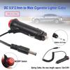 5.5x2.1mm To Cigarette Lighter Power Supply Adapter Cable with Switch Fuse
