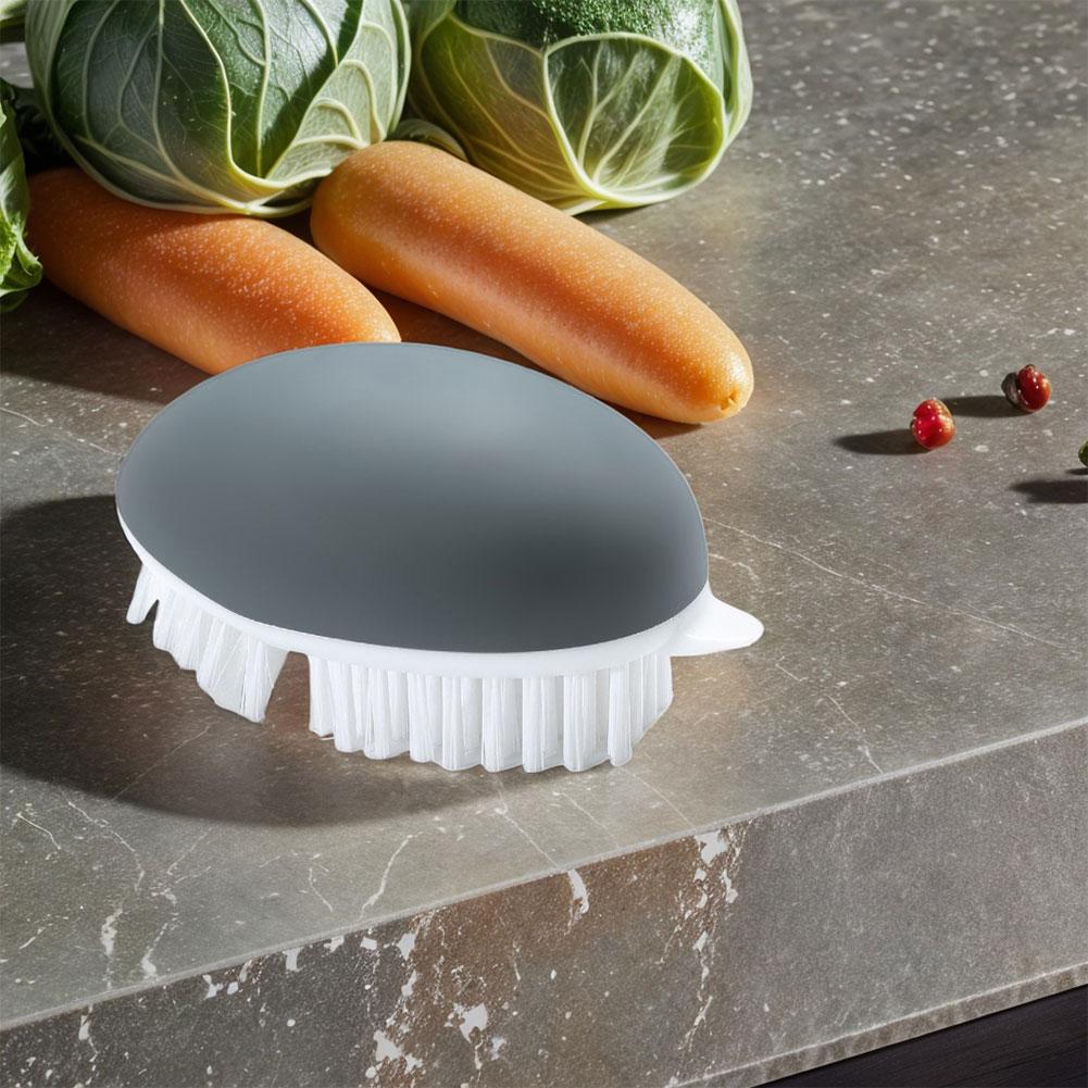 1/2Pcs Potato Scrubber Brush with Dots Remover Vegetable Brush Scrubber Vegetable Cleaning Brush for Food Corn Silk and Carrots