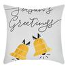 New Christmas Throw Pillow, Polyester Linen, Festive Dress Cushion, Bedroom Living Room Square Pillow, Cushion Pillow Case