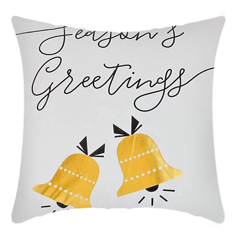 New Christmas Throw Pillow, Polyester Linen, Festive Dress Cushion, Bedroom Living Room Square Pillow, Cushion Pillow Case