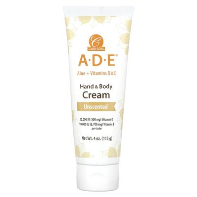 Ada, Hand & Body Cream, Unscented, 113G(4Oz)
