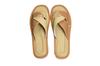 Women's open slippers, women's slippers cappuccino/beige 36