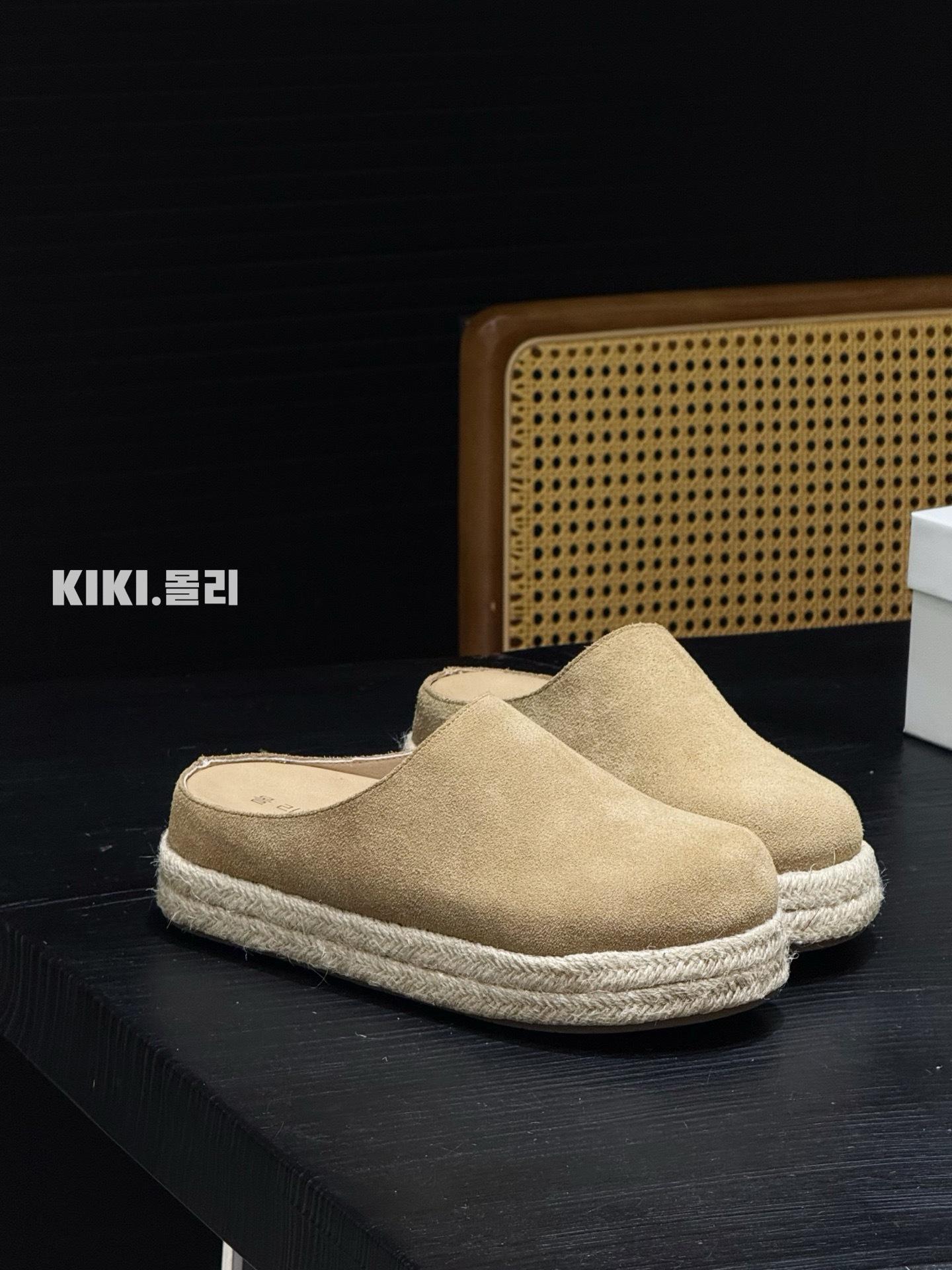 

Ретро соломенные тапочки баотоу женские летние новые круглые с толстой подошвой на одной педали универсальные классные тапочки прилив 40 верблюд