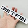 Q6 ABS Car Letter Logo 35TFSI 40TFSI 45TFSI Rear Trunk Tail Badge Emblem Decal For a6 Q2 A4 A5 A6 A8 Q3 Q5 Q7 Sticker Accessories