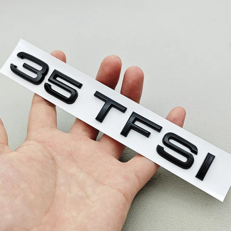 Q6 ABS Car Letter Logo 35TFSI 40TFSI 45TFSI Rear Trunk Tail Badge Emblem Decal For a6 Q2 A4 A5 A6 A8 Q3 Q5 Q7 Sticker Accessories
