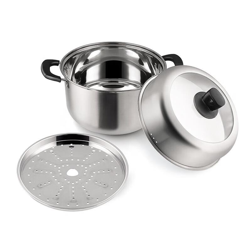 COOKER KING Stainless Steel Soup Steamer Pot