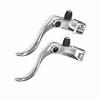 1pair Aluminum Alloy 24mm Mountain Bike Disc Brake Bar Handle   Cycling Accessory (Black)