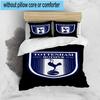 3pcs Tottenham Hotspur F.C Design Printed Bedding Set Duvet Cover Closure Includes 1 Duvet Cover & 2 Pillowcases Bedding Sets Home Decor Gifts