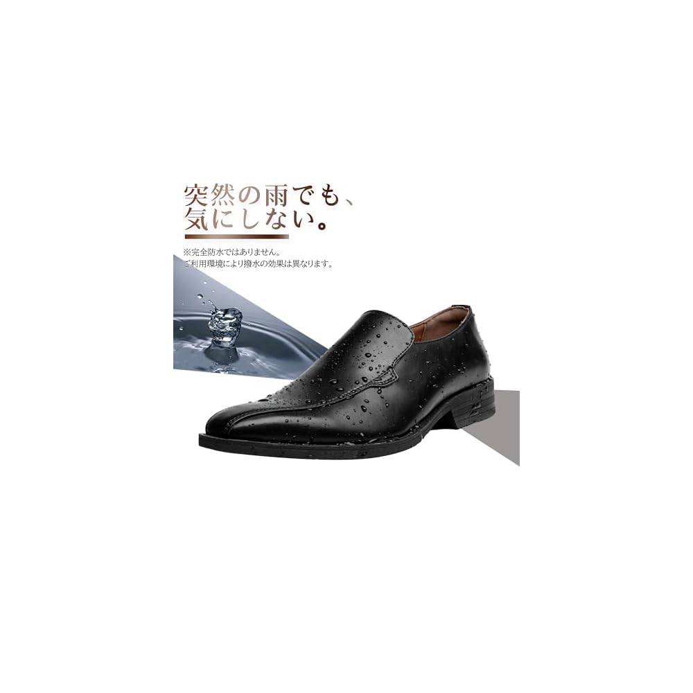 Foxsense Business Shoes, Men's Leather Loafers, Dress Shoes, Comfortable for Walking, Lightweight,