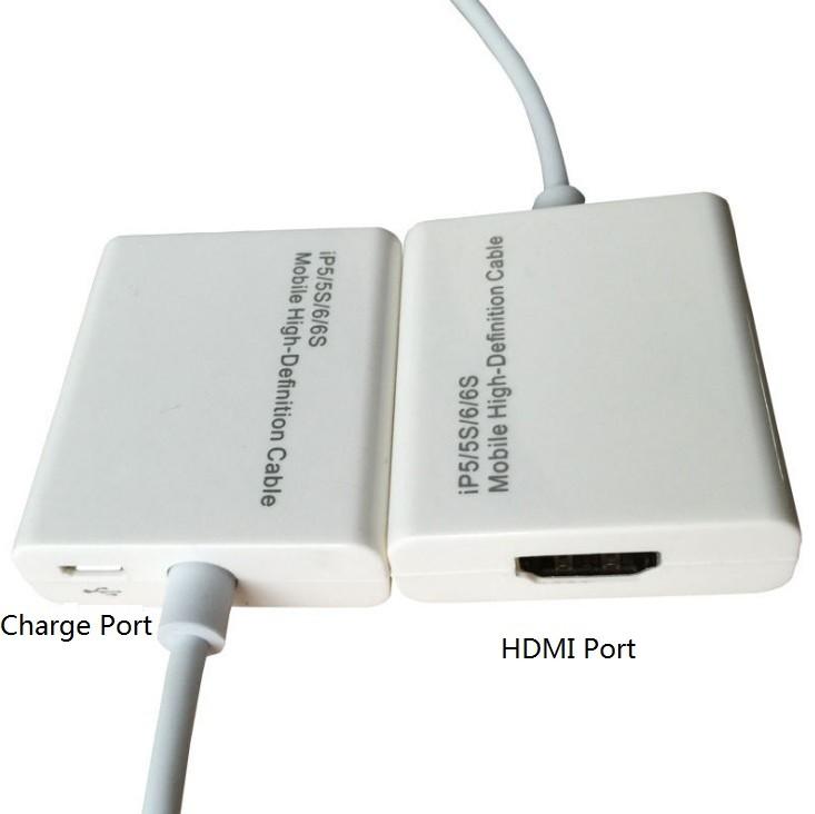 To Lightning Hdmi Adapter Cable Iphone Same Screen Hd Video Converter