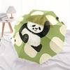 1pc Panda Hat Auto Open/close, All-Season Portable Folding Umbrella for Women & Men, Travel, Everyday, Formal Events -06174