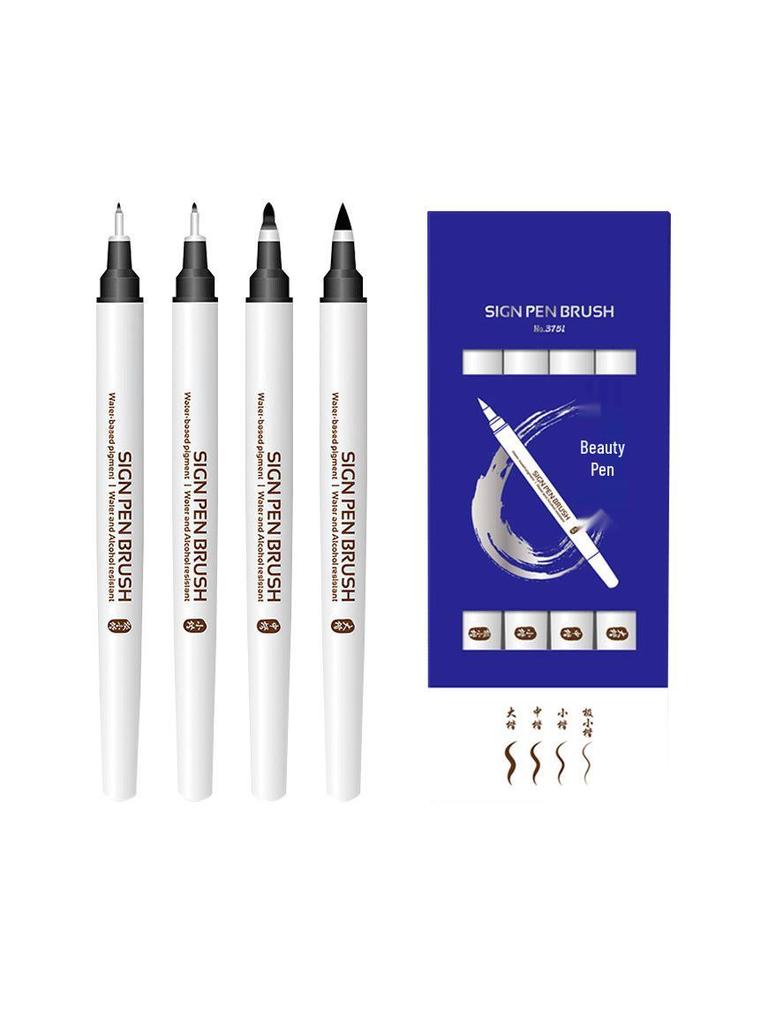 Stashu Li Waterproof Extra Fine Soft Brush Calligraphy Pen for Student and Signature Writing