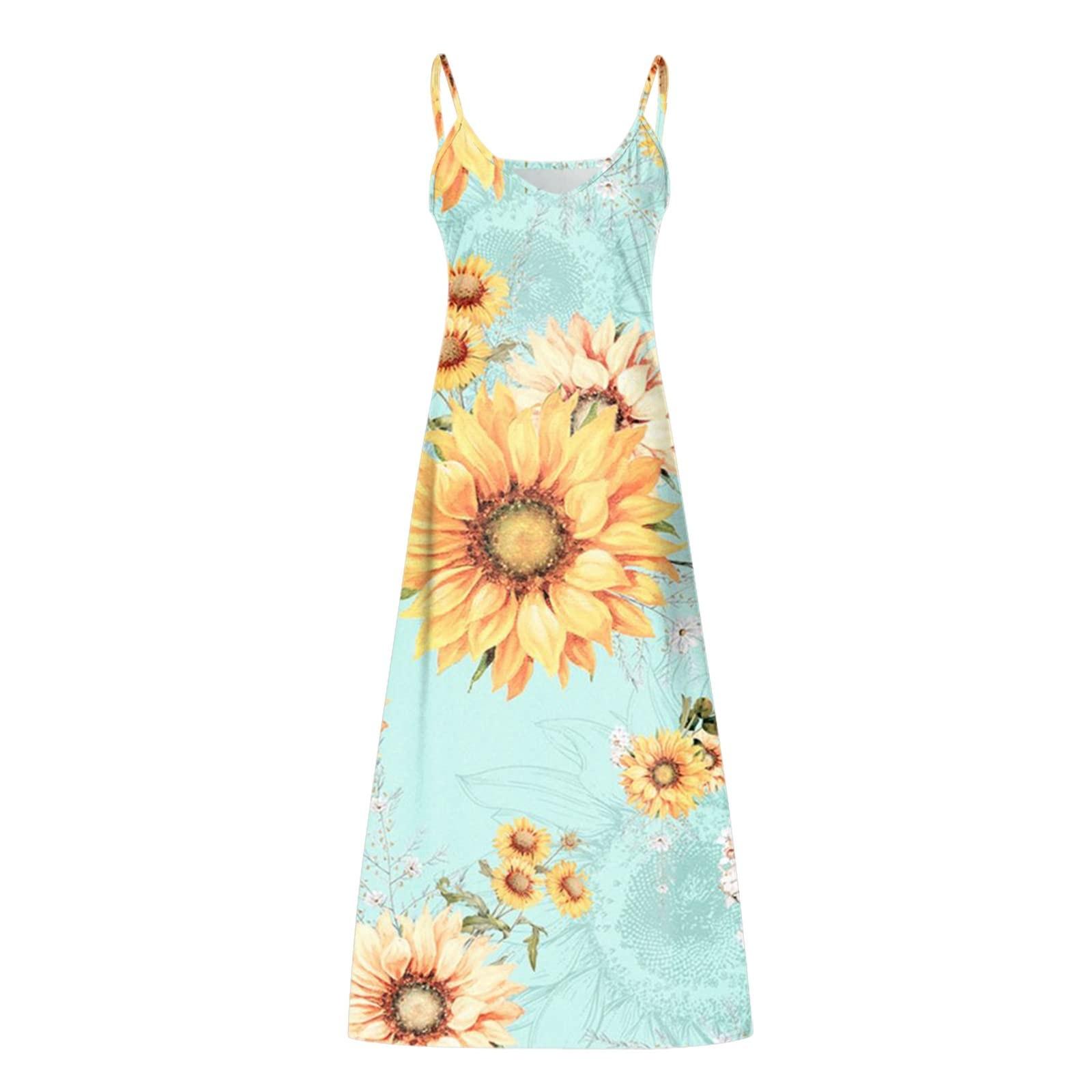 Повседневное модное женское облегающее длинное платье без рукавов с цветочным принтом — фото 4