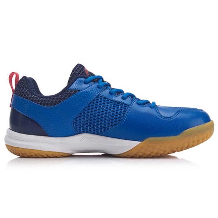 Li Ning Swirl V2 Cushioning Lightweight Slip Resistant Low top Badminton Shoes Unisex Blue AYTP029-1