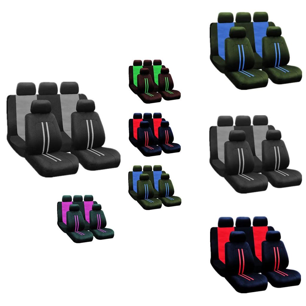 Premium Qualität Universelle Autositzbezüge Vollschutz für Vorder- und Rücksitze
