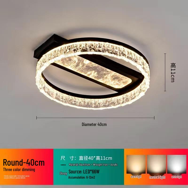 2025 Italian Style Minimalist Ceiling Light for Study & Master Bedroom