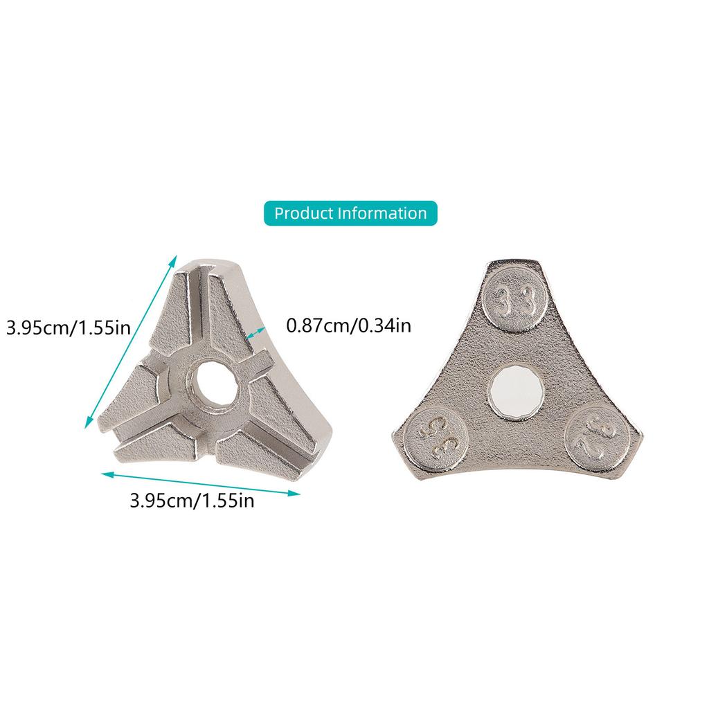 Bike Spoke Nipple Wrench Cycling Wheel Adjuster Spanner Repair Service Triangular Tool Ergonomic Triangular Grip