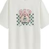 Gap X TVB Logo Loose Comfortable Fashion Simple Versatile T-Shirt Unisex T-Shirts 900693