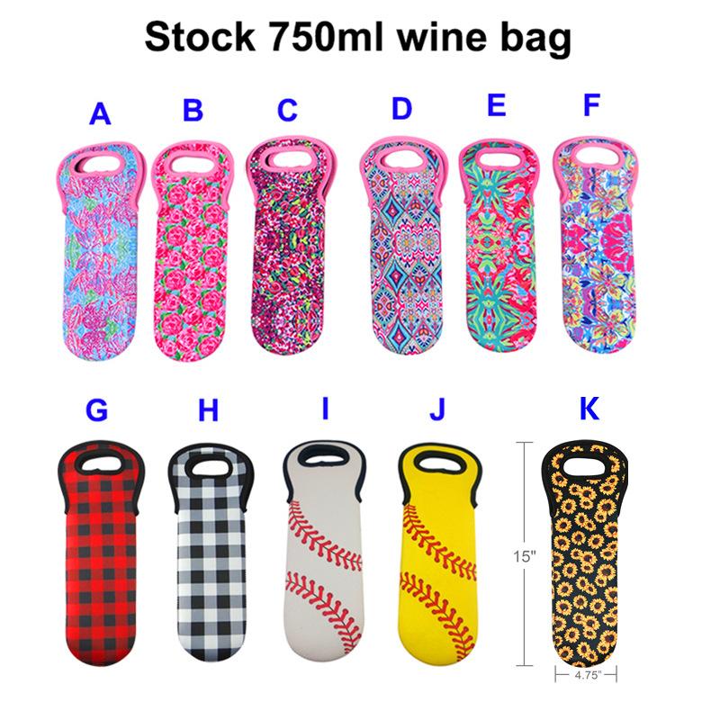 

Wine Bottle Covers Bag Carry Drink Wine Beer Insulated Neoprene Bag Tote Carrier Cooler Case For Birthday Parties K