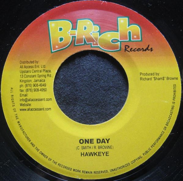 

7inch Record HAWKEYE / AISHA DAVIS - One Day / I m Over You NONE B-Rich Records Jamaica Reggae, Ska & Dub Used