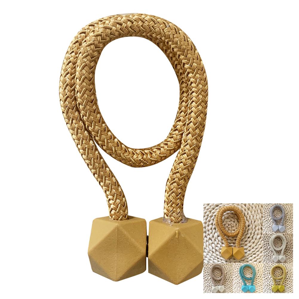 CHOSUR Magnetic Polyester Curtain  Tieback Holder Hooks Ball Buckle Clip Home Decor