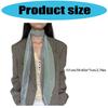 Women Skinny Scarf Checkered Thin Belt Long Tie Scarf Bag Handle Wrap Choker Elegant Scarf Decoration