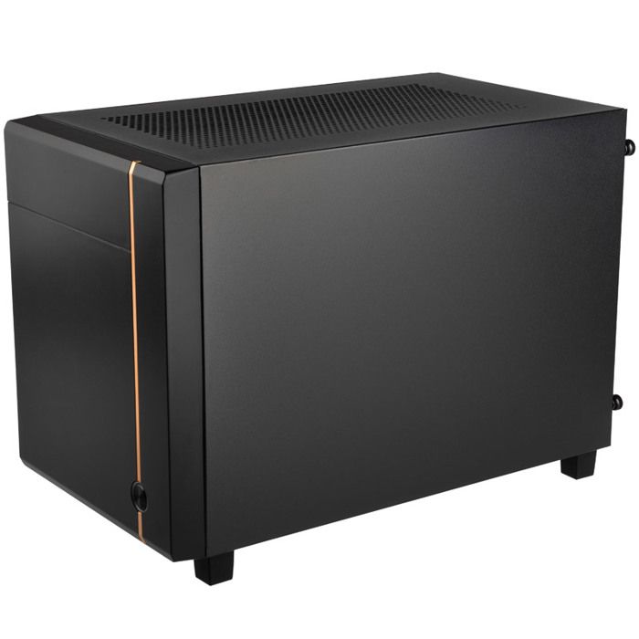 Boîtier mini-itx - silverstone - sst-sg14b - noir - support ajustable - radiateurs jusqu'à 240mm