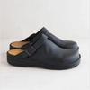 Men's Thick Heel Low-Cut Wedge Sandals, Plus Size 48, Casual Outdoor Backless Slippers