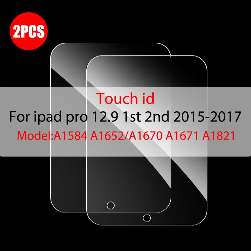 2Pcs Screen Protector Tempered Glass For iPad Air 6 5 4 Pro 13 M4 11 12.9 Ipad 9th Generation 10th 8 7 6 5 Mini 6 10.5 9.7 Film