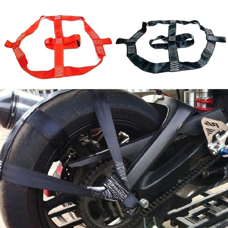 Motorcycle Rear Wheel Tie Down Strap Rear Wheel Transport Balance Tire Straps