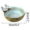 feeder ceramic Aquarium retro finish Bird feeder Ceramic Aquarium Retro Finish Bird Feeder Tray