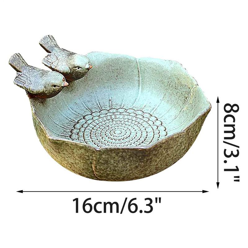 feeder ceramic Aquarium retro finish Bird feeder Ceramic Aquarium Retro Finish Bird Feeder Tray